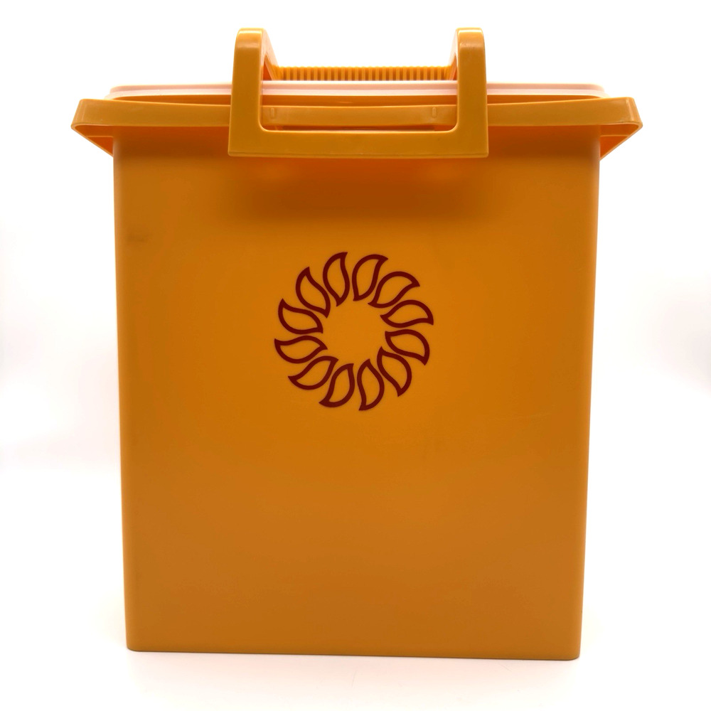 Tupperware Harvest Sun Tote Storage Picnic Basket Handle 1430 - Picture 1 of 12